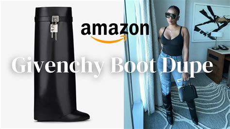 givenchy pure boot dupe|givenchy shark lock boots.